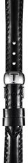 Leren riempje Tissot T852.036.538 12mm, zwart