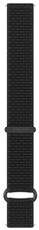 Nylon horlogeband Polar 22mm, zwart, maat M/L, Quick Release