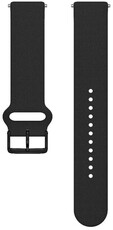 Siliconen bandje Polar 20mm, zwart, maat S-L, Quick Release