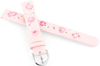 Kunstlederen riem JVD RJ7226.2 12mm, roze, kinderen