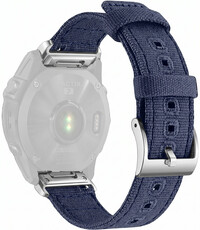Nylon horlogeband Ricardo Ortisei 26mm, Blue, QuickFit