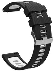 Ricardo Silicone Strap 22mm (voor Garmin Fenix 8/7/6 (47mm), Epix 2 etc.), zwart V3, Quick Release
