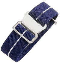 Nylon horlogeband Ricardo Alcamo, blauw