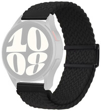 Nylon horlogeband Ricardo Marilleva, Black, Quick Release