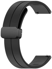 Siliconen band Ricardo 22mm (voor Huawei Watch GT 4, 5), zwart, Quick Release