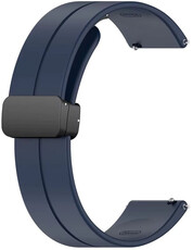 Siliconen horlogeband Ricardo Ovindoli 22mm, Blue, Quick Release