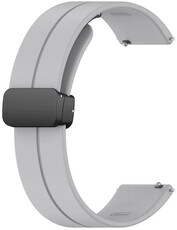 Siliconen bandje Ricardo 22mm (pro Huawei Watch GT 4, 5), grijs V1, Quick Release