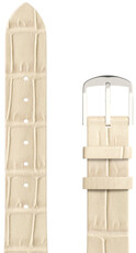 Leren riempje JVD RBR14C819-LEA-V10 16mm, beige