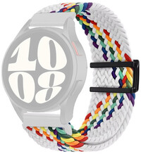 Nylon horlogeband Ricardo Marilleva, White, Quick Release