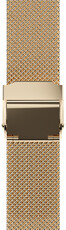 Stalen armband JVD RBG14C819-MESH 16mm, gouden, Milanees