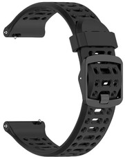Siliconen horlogeband Ricardo Pejo 22mm, Black, Quick Release