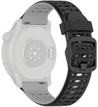 Siliconen bandje Ricardo 22mm (pro Coros Pace 3, Apex 2 Pro), zwart V2, Quick Release