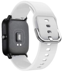 Ricardo Silicone Strap 22mm (voor Polar Vantage M2, V3, Grit X), wit, Quick Release