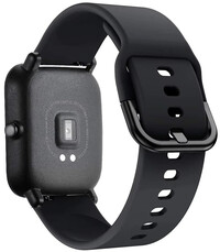 Ricardo Silicone Strap 22mm (voor Polar Vantage M2, V3, Grit X), Zwart, Snelkoppeling