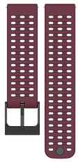 Ricardo 22mm Siliconen band (voor Suunto 9 Peak, Race, Vertical), Rood V1, Quick Release