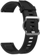 Siliconen band Ricardo 22mm (voor Xiaomi), zwart V1, Quick Release