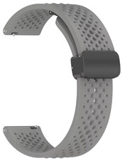 Siliconen band Ricardo 22mm (voor Xiaomi), grijs V2, Quick Release
