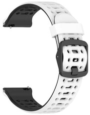 Siliconen horlogeband Ricardo Pejo 22mm, White/Black, Quick Release