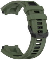 Siliconen horlogeband Ricardo Moena (voor Amazfit T-Rex 3), Green/Black