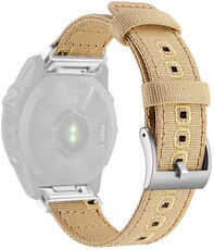 Nylon riempje Ricardo 26mm (pro Garmin Fenix 8/7X/6X (51mm), Tactix aj.), beige, QuickFit