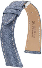 Natuurlijke riem Hirsch Fibre Plant L 04299082-2, blauw, natuurlijke vezels, lengte L, Quick Release Limited Edition