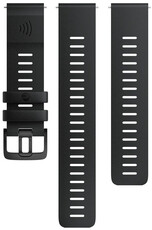Siliconen horlogeband Polar 20mm, zwart, maat S, M/L, Quick Release, betalings
