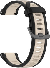Siliconen horlogeband Ricardo Civetta 20mm, Beige, Quick Release