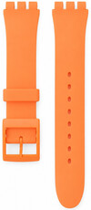 siliconen horlogeband Ricardo Barletta (voor Swatch), oranje