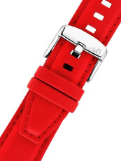 Kunstlederen riem Morellato Sanremo 5967432.083 M, rood