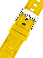 Kunstlederen riem Morellato Sanremo 5967432.097 M, geel