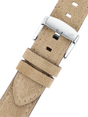 Leren riempje Morellato Schumann 5805D92.026 M, beige, gerecycleerd materiaal