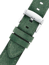Leren riempje Morellato Schumann 5805D92.073 M, groen, gerecycleerd materiaal