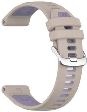 Siliconen horlogeband Ricardo Gressoney 22mm (voor Garmin Forerunner 970), Gray/Purple