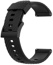 Siliconen bandje Ricardo 24mm (pro Garmin Venu X1), zwart, Quick Release
