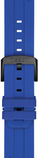 Siliconen bandje Tissot T852.050.991 22mm, blauw, Quick Release