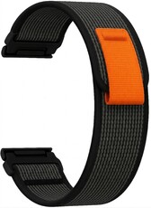 Nylon horlogeband Ricardo Carezza 26mm, Dark Gray, QuickFit