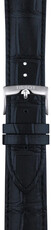Leren riempje Tissot T852.051.025 22mm, blauw, Quick Release