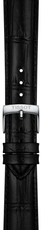 Leren riempje Tissot T852.051.027 18mm, zwart, Quick Release