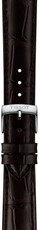 Leren riempje Tissot T852.051.032 18mm, bruin, Quick Release
