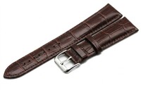 Leren horlogeband Ricardo Pescara, bruin, lengte XL