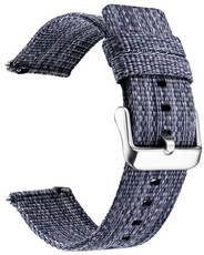 Nylon horlogeband Ricardo Cervinia 22mm, Blue, Quick Release
