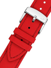 Leren horlogeband Morellato Alghero 6168E45.083 M, rood