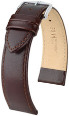 Leren horlogeband Hirsch Osiris L 03475010NQ-2, bruin, kalfleer, lengte L