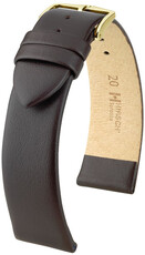 Leren horlogeband Hirsch Toronto L 03702010NQ-1, bruin, kalfsleer, lengte L