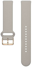 Siliconenband Polar 20 mm met tunnel, beige, maat. S-L, snelsluiting