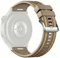 Siliconen horlogeband Ricardo Roccaraso 22mm, Brown, QuickFit