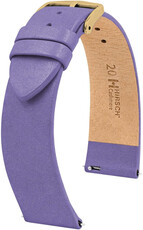 Kožený řemínek Hirsch Cashmere 03902186-1, fialový, teletina, Quick Release