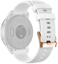 Siliconen bandje Ricardo 20mm (pro Garmin Venu, Venu Sq, Venu Sq 2, Venu 2 plus aj.), wit V3, Quick Release