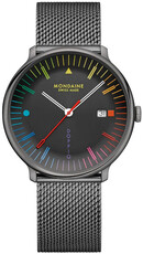 Mondaine Doppio Quartz MLE.41221.SM Bauhaus Inspired