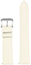 Leren horlogeband Ricardo Folgaria, White, Quick Release